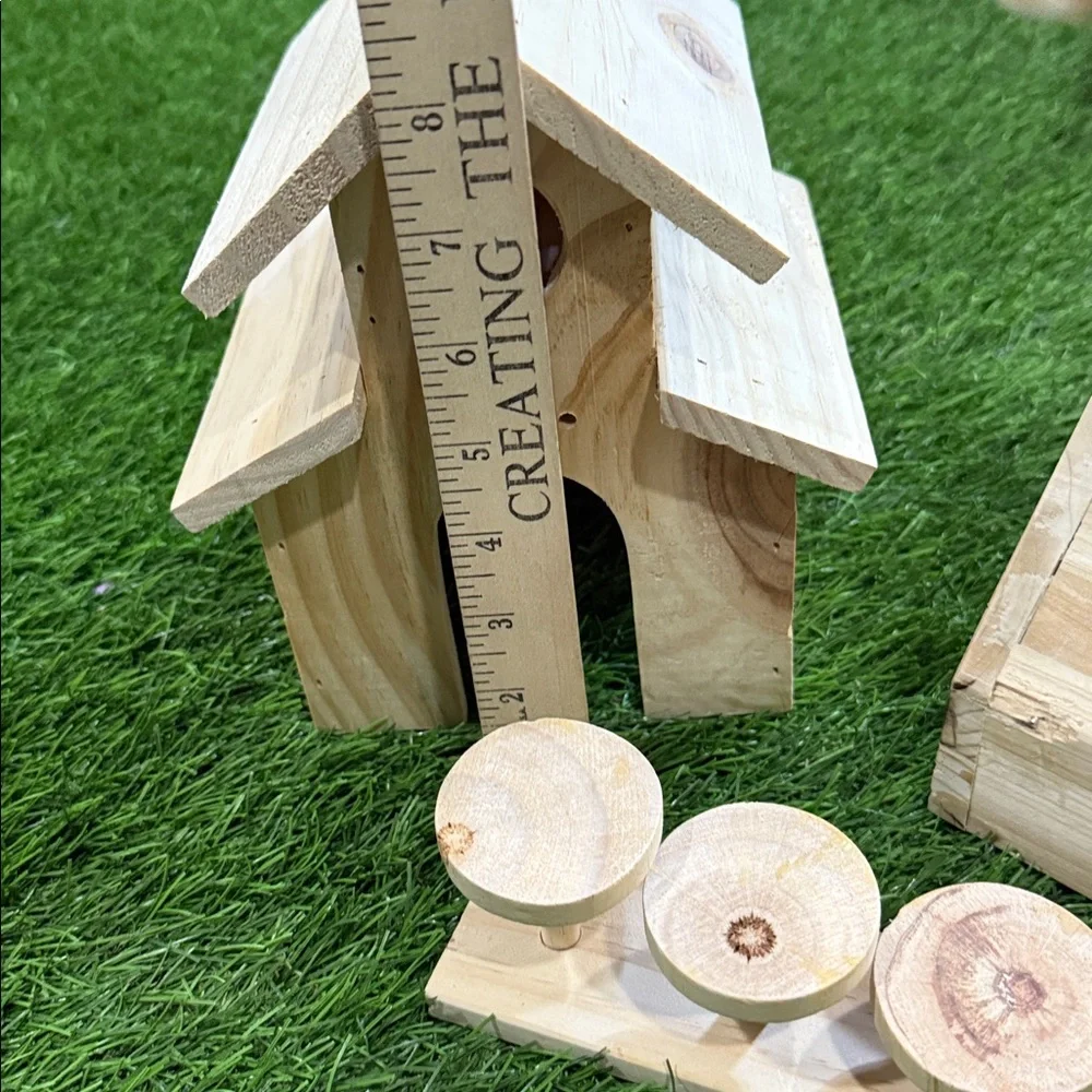 Wooden Small Animal/Hamster Lot of Accessories